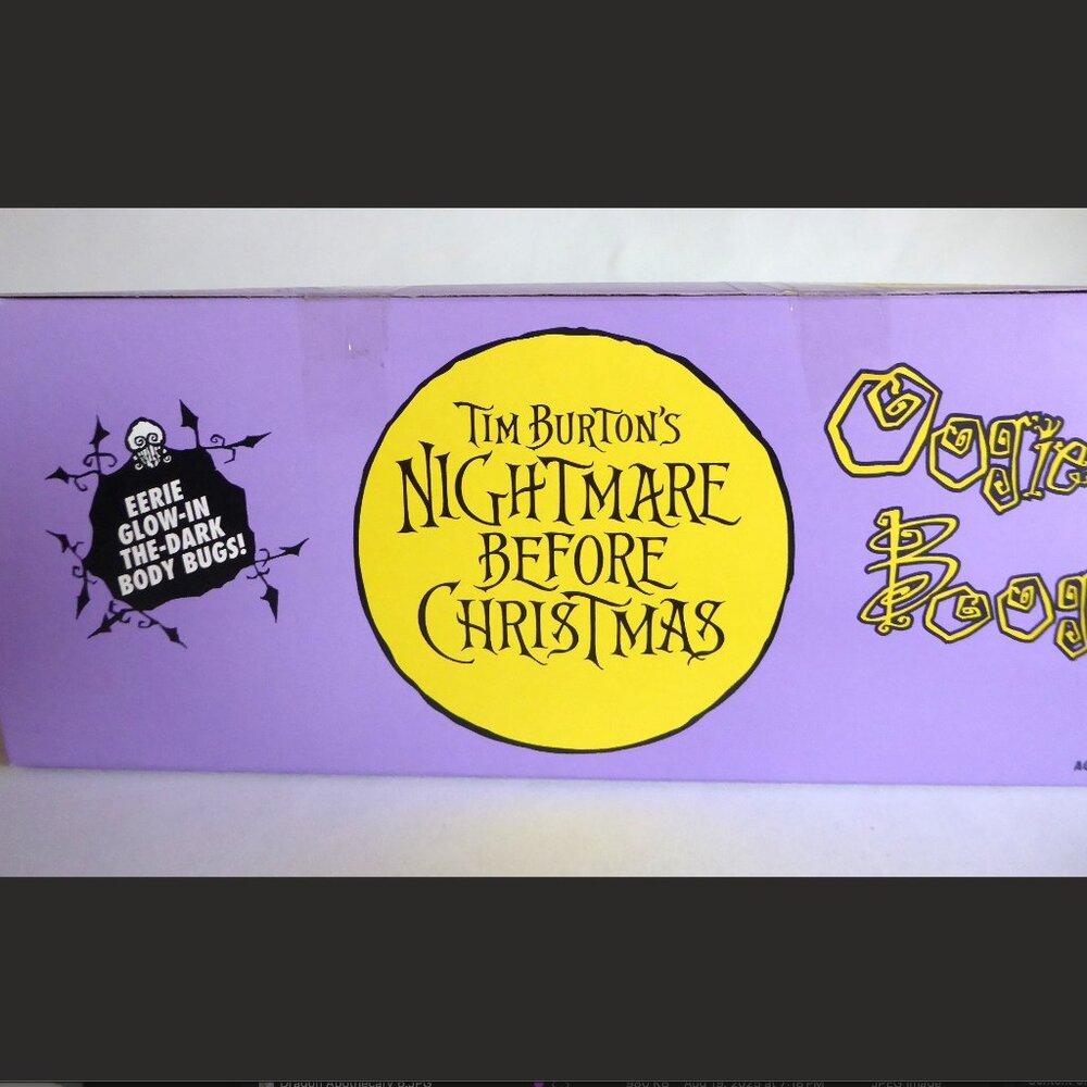 NEW VINTAGE 1993 HASBRO NIGHTMARE BEFORE CHRISTMAS OOGIE BOOGIE PLUSH WITH BUGS - Picture 7 of 10